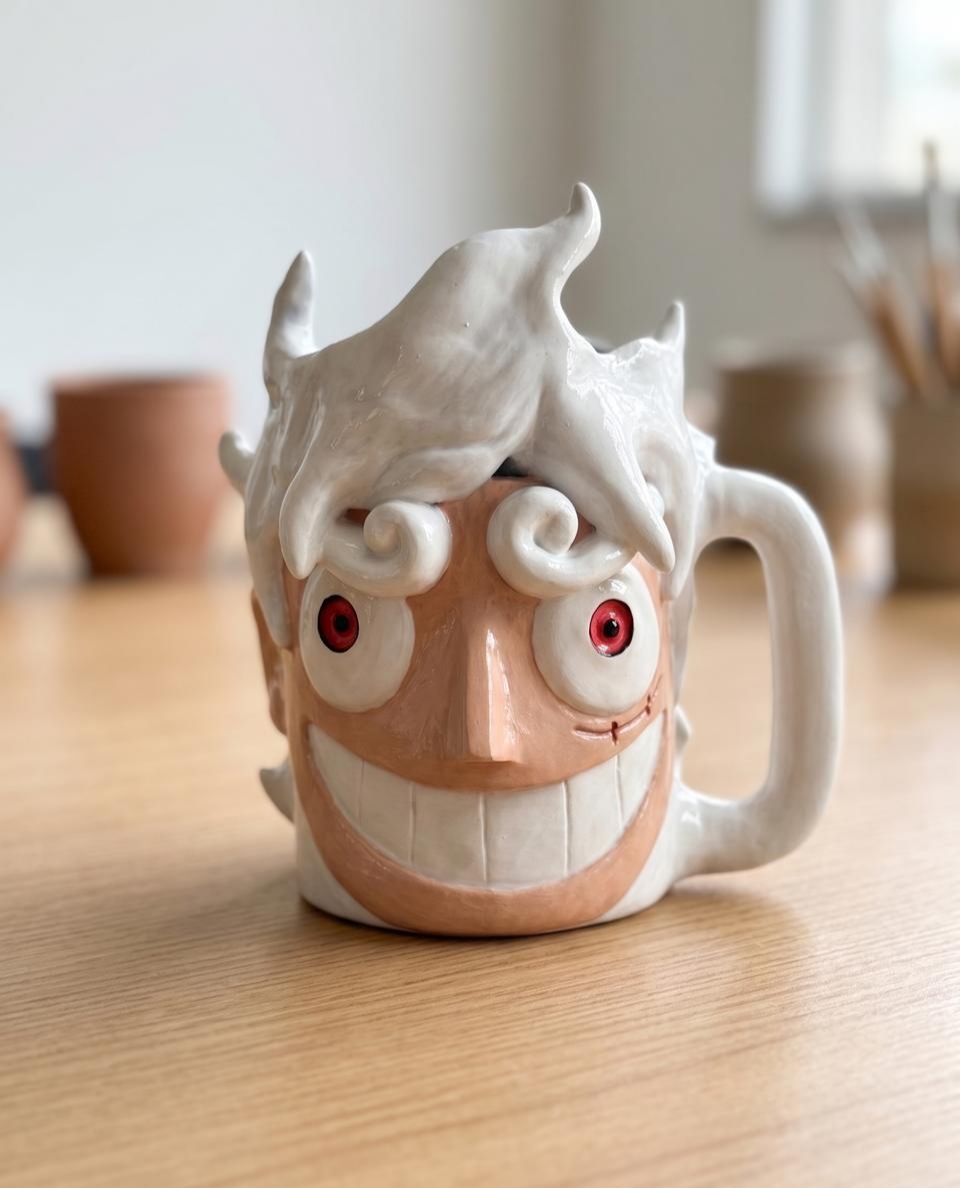 Caneca Decorativa Luffy - Gear 5